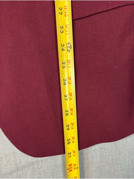 Source Unknown Men's Burdundy Two-Piece Suit Jacket & Vest - Picture 5 of 11